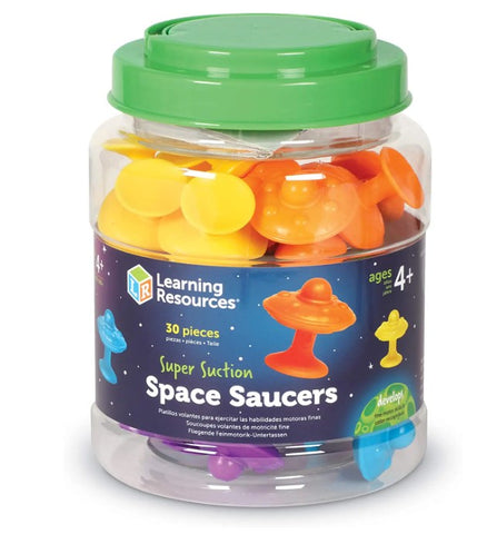 Super Suction Space Saucers 30pc