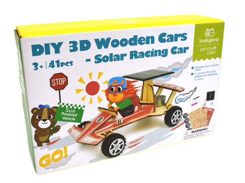 DIY 3D Wooden Cars: Solar Racing Car