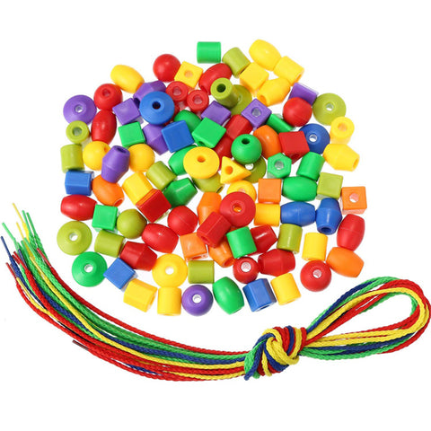 Lacing Beads Small 176pc/4 Laces