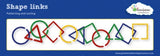 Activity Cards Shape Links - iPlayiLearn.co.za