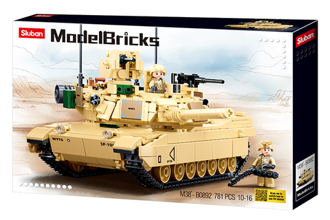 ModelBricks: M1A2 Sep V2 Abrams Main Battle Tank 781pc
