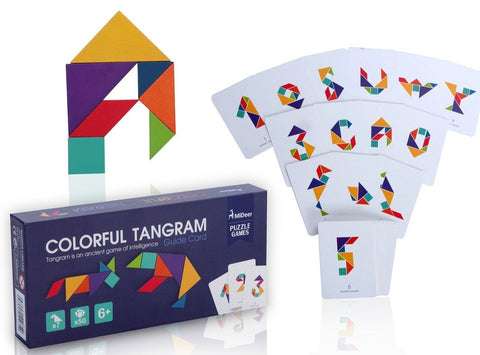 Colourful Tangram 57pc