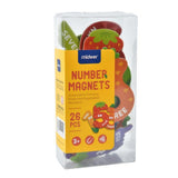 Number Magnets: Fruit and Vegetables 26pc