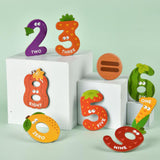 Number Magnets: Fruit and Vegetables 26pc