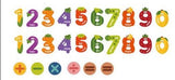 Number Magnets: Fruit and Vegetables 26pc
