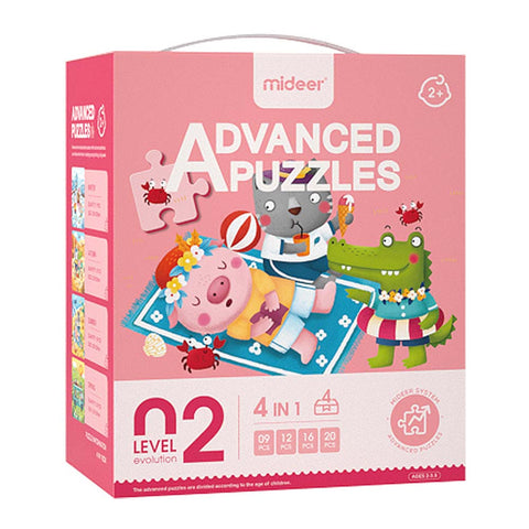 Progressive Puzzle Level 2: Seasons 4-In-1