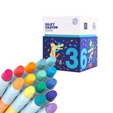 Silky Crayon: 36 Colours
