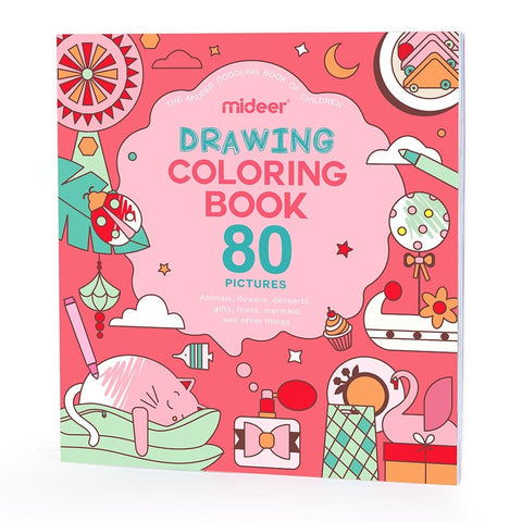 Drawing Colouring Book: Pretty Pink Things 80 Pictures