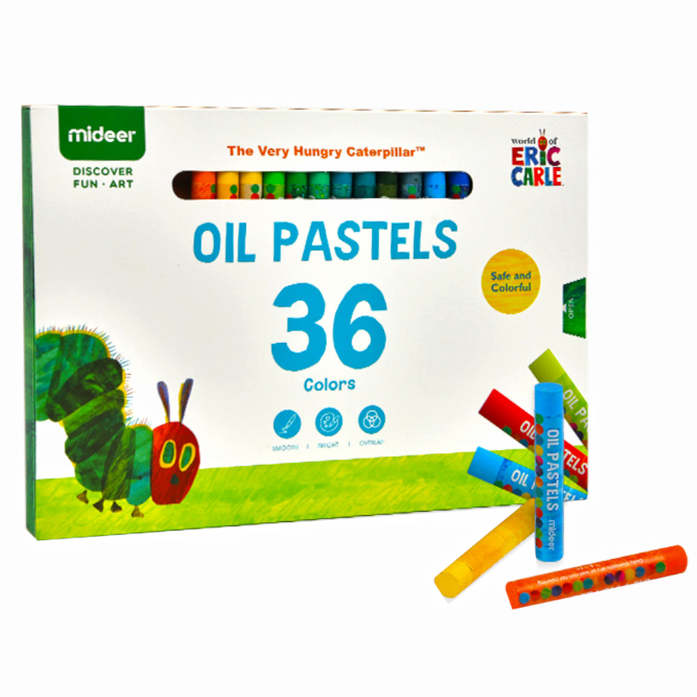 The Very Hungry Caterpillar Oil Pastels: 36 Colours