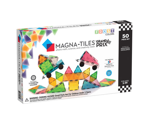 Magna-Tiles® Frost 50-Piece Grand Prix Set