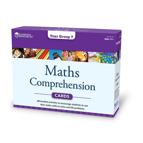 Maths Comprehension Cards Grade 7 - iPlayiLearn.co.za