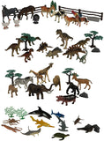 National Geographic Animals Mega Box: Wild, Farm, Dinosaur, Ocean Animals 60pc