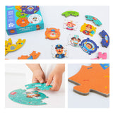 Who Am I? Round Puzzles 30pc (6 x 5pc puzzles)