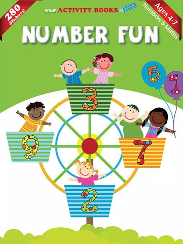 Activity Book with Stickers: Number Fun / Syfer Pret