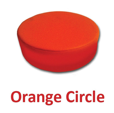 Senseez Vibrating Cushion - Orange Circle (Vinyl) - iPlayiLearn.co.za
 - 1