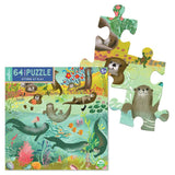 Otters at Play Puzzle 64pc