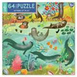 Otters at Play Puzzle 64pc