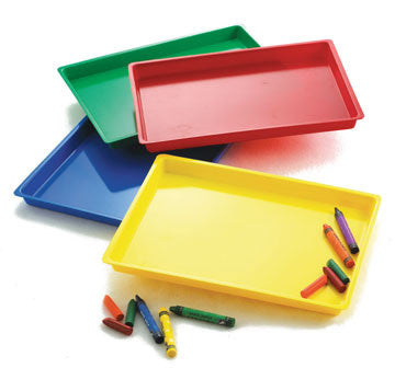 Coloured Sensory / Paint Tray Set 4pc