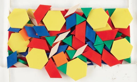 Pattern Blocks Plastic 250pc polybag