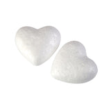 Polystyrene Shapes: Hearts 30mm 20pc