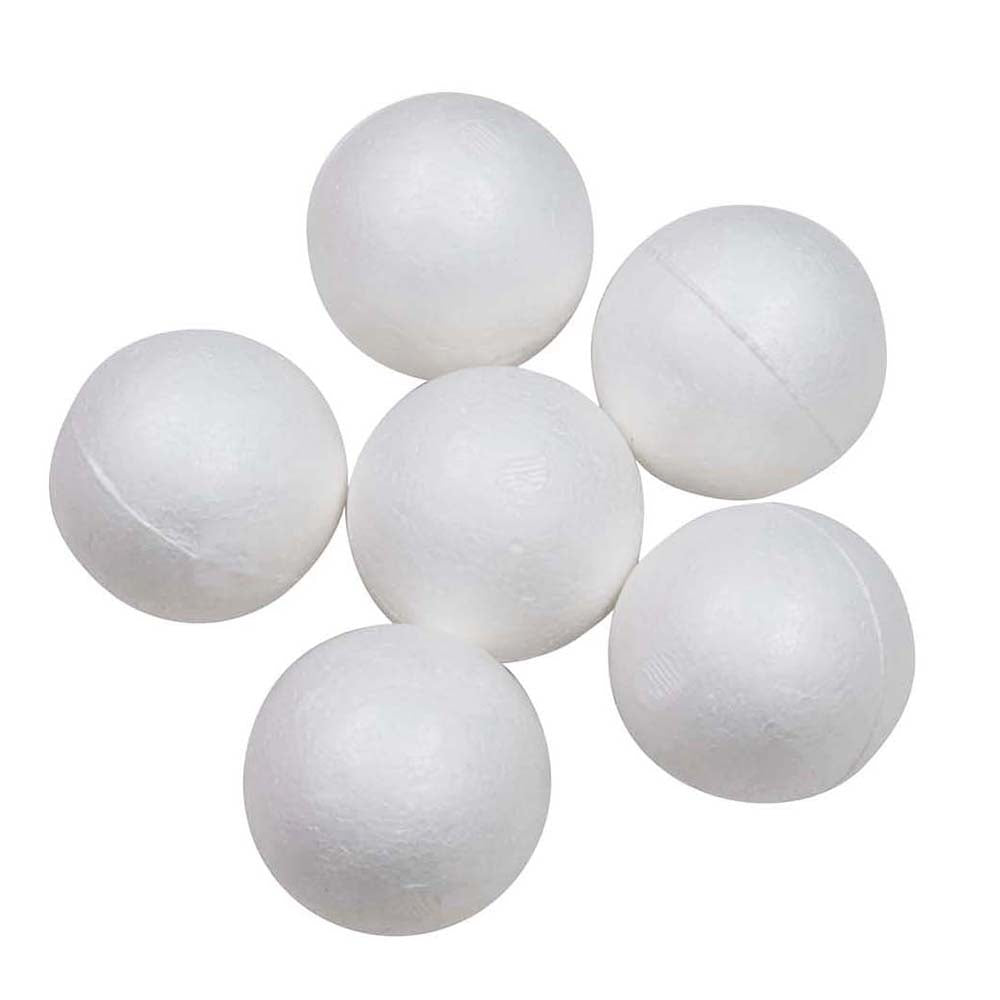 Polystyrene Spheres 70mm, 10pc