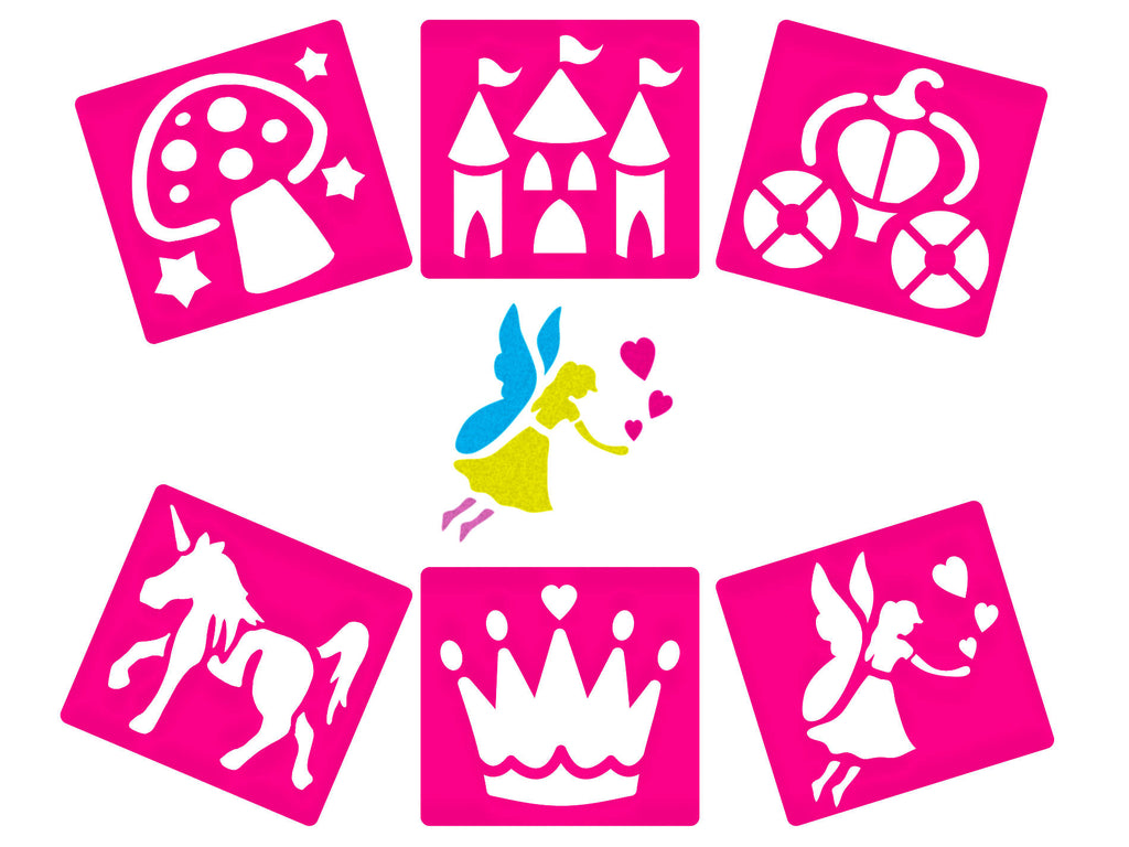 Fairies Stencils 6pc