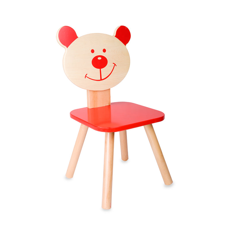 Wooden Bear Chair