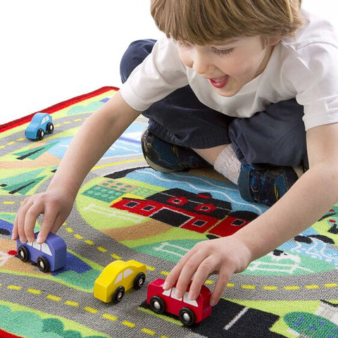 Round the Town Road Rug & Car Set