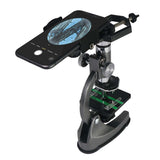 100x - 1200x Zoom Die-cast Microscope Set with Smartphone Adapter