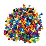 Assorted Pegs 1000pc (10 colours) in Container