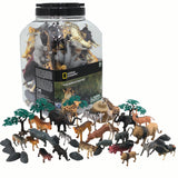 National Geographic Wild Animal Playset 40pc: 24 Figures & 16 Accessories