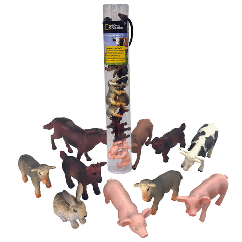 National Geographic Farm Animals figures Small 4-8cm 10 figures