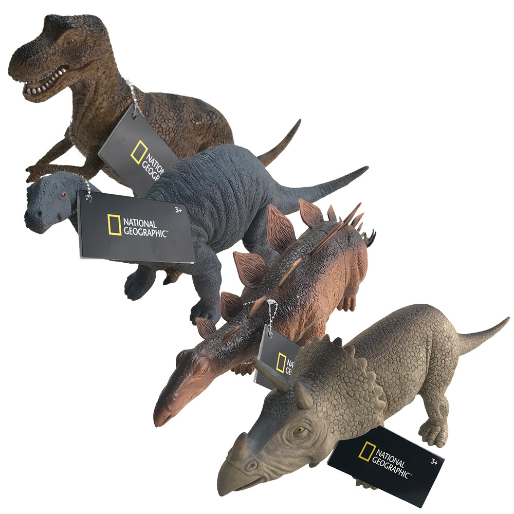 National Geographic Dinosaurs Jumbo 30.5cm 4 Figures