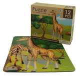 National Geographic 12pc Giraffe Puzzle & Figurine