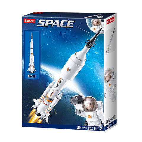 Space Saturn Rocket 167pc