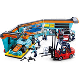 F1 Race Team: Grand Prix Garage Set 555pc