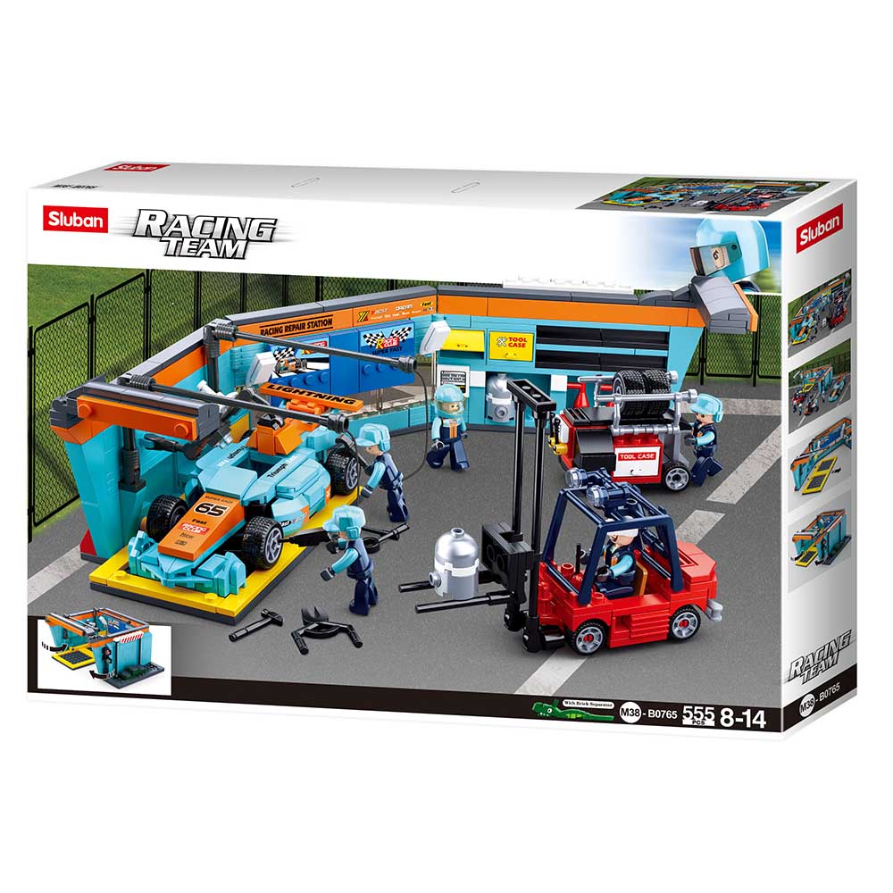 F1 Race Team: Grand Prix Garage Set 555pc