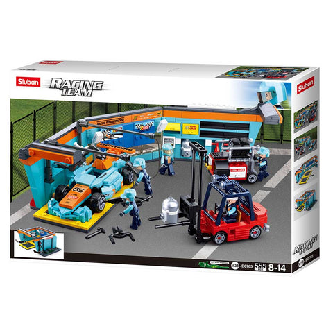 F1 Race Team: Grand Prix Garage Set 555pcs