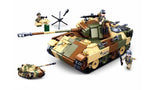 WWII Medium Tank 2 in 1 725pc