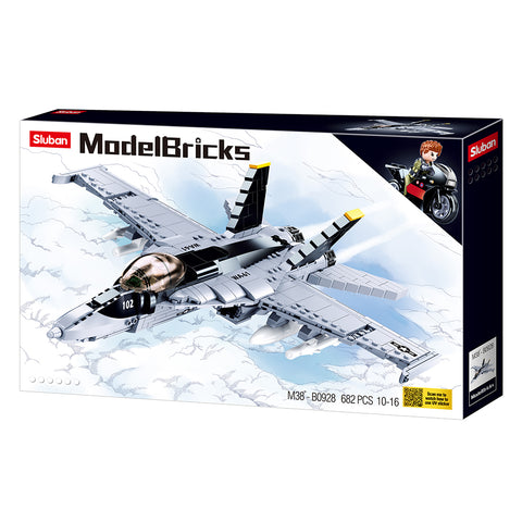 ModelBricks F/A 18E Super Bumblebee 682pc