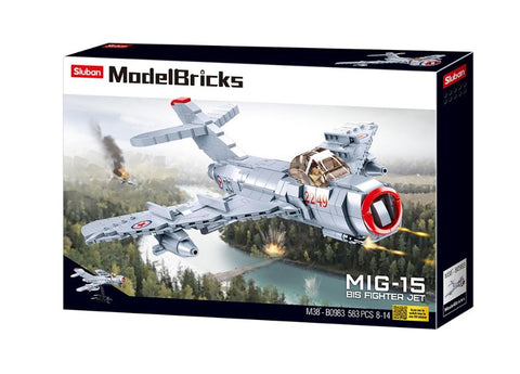 ModelBricks: MiG-15 Fighter 583pc