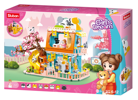 Girls Dream Cat House 521pc