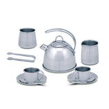 Stainless Steel Tea Set and Storage Stand 11pc