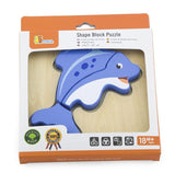 Shape Block Puzzle: Fish 3pc