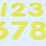 Silishapes Trace Numbers - Yellow - iPlayiLearn.co.za
 - 2