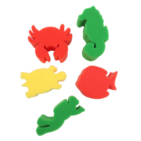 Sponge Painting Set: Sea Life 5pc