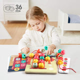 Rainbow Stacking Sequencing Box 40pc