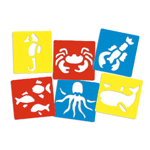 Sea Life Stencils 6pc