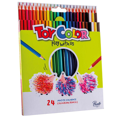 Wooden Pencils 24 Colours