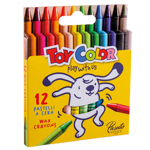 Wax Crayons 12 Colours Retail Hanger Pack
